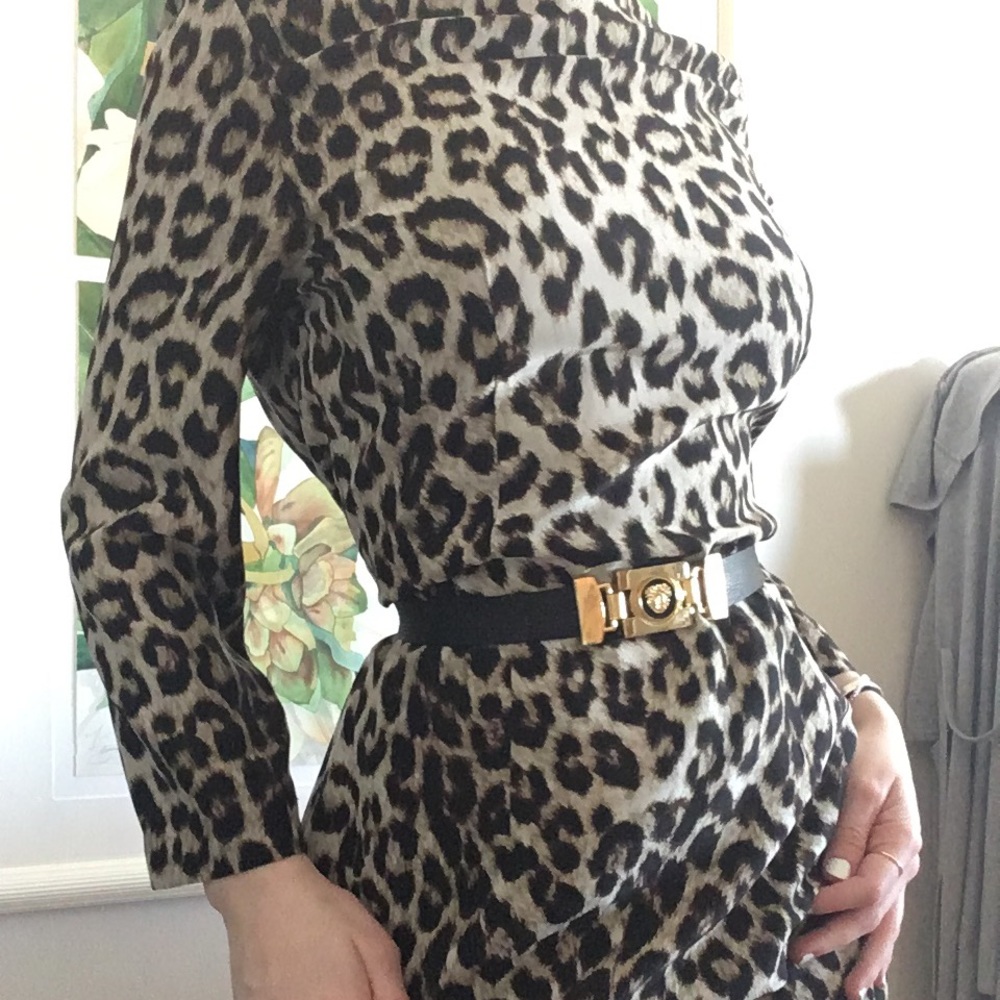 BRAND NEW RAG AND BONE SILK LEOPARD DRESS